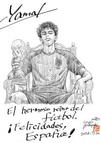 World Cup 2026: Aoashi Creator Celebrates Spain’s Victory with Striking Lamine Yamal Illustration as Global Praise Pours In